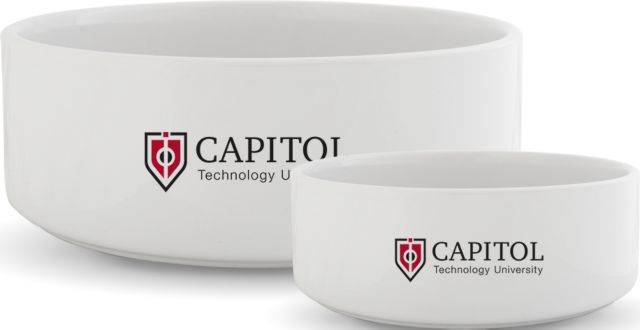 Capitol Technology Ceramic Dog Bowl Primary Mark - ONLINE ONLY