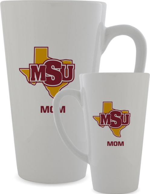 Midwestern State Full Color Latte Mug 12oz MSU Logo - ONLINE ONLY