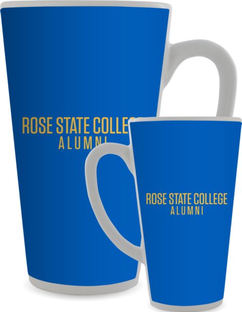 Rose State Full Color Latte Mug 17oz Alumni - ONLINE ONLY