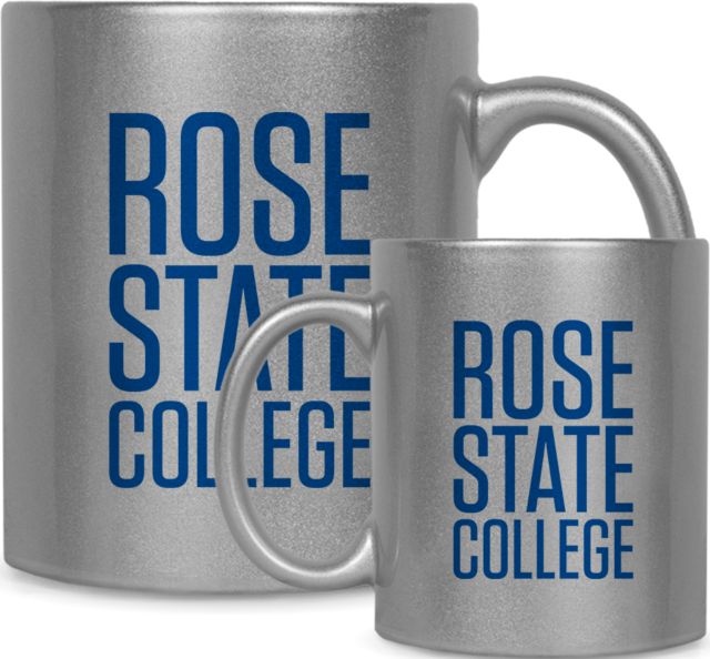 Rose State Full Color Metallic Mug 11oz              Primary Mark - ONLINE ONLY