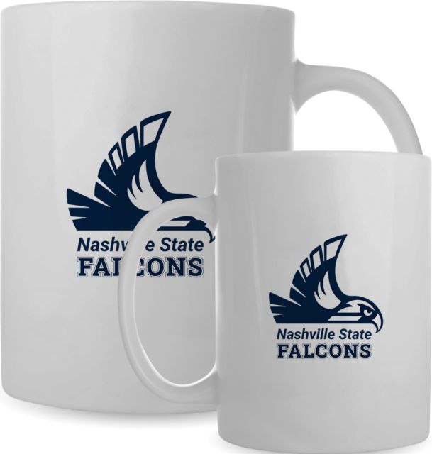Nashville State Full Color Mug 15oz Nashville State Falcons Mascot - ONLINE ONLY