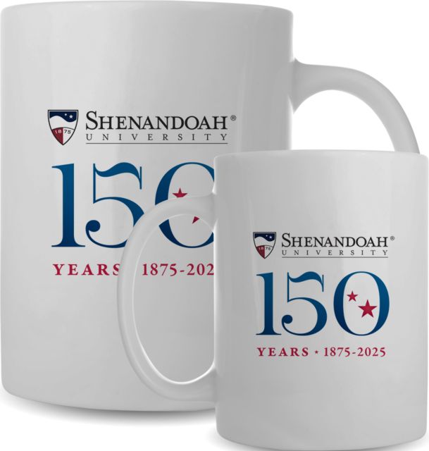 Shenandoah Full Color Mug 15oz Shenandoah - 150 years Stacked - ONLINE ONLY