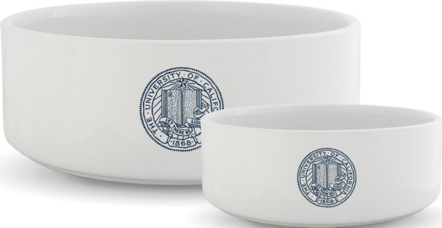 UCSF Ceramic Dog Bowl The University of California 1868 Seal