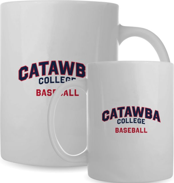 Catawba Full Color Mug 15oz Catawba College Primary Baseball - ONLINE ONLY