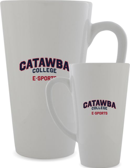 Catawba Full Color Latte Mug 17oz Catawba College Primary E Sports - ONLINE ONLY