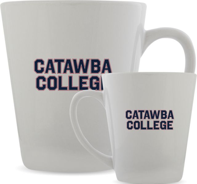 Catawba Full Color Latte Mug 12oz Catawba College Stacked - ONLINE ONLY
