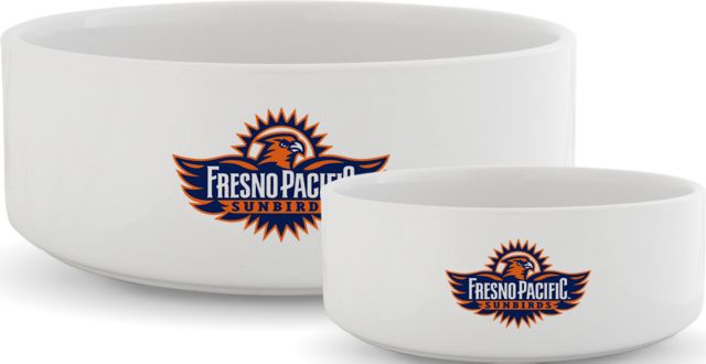 Fresno Pacific Ceramic Dog Bowl Official Logo - ONLINE ONLY