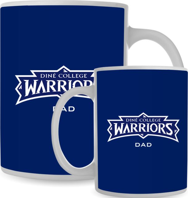 Dine Dad Full Color Mug 15oz Warriors Dad - ONLINE ONLY