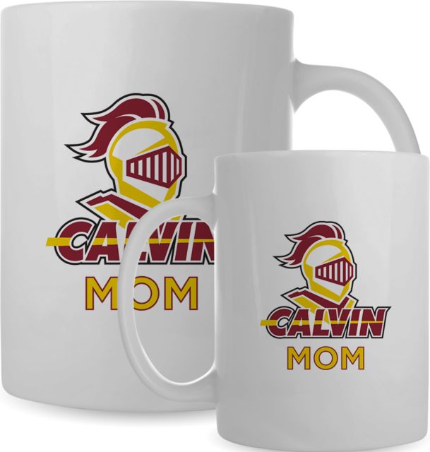 Calvin Univ Full Color Mug 15oz University Logo 1876 Horizontal - ONLINE ONLY