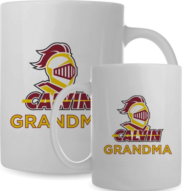 Calvin Univ Full Color Mug 15oz Grandma Knight Calvin - ONLINE ONLY