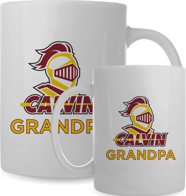 Calvin Univ Full Color Mug 15oz Grandpa Knight Calvin - ONLINE ONLY