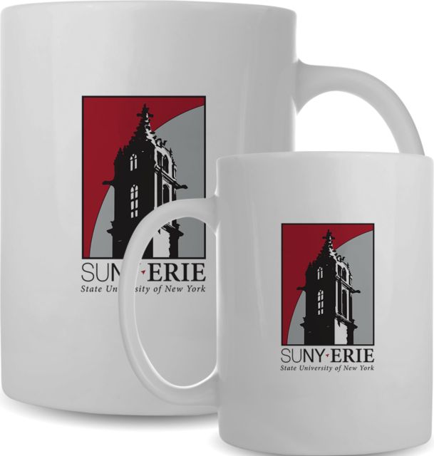 Erie CC Full Color Mug 15oz SUNY Erie State University of New York - Tower Framed - ONLINE ONLY