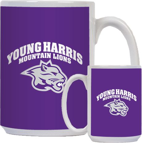 Young Harris Full Color Mug 15oz Official Logo - ONLINE ONLY