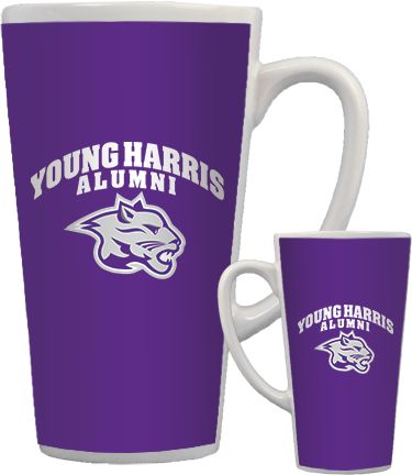 Young Harris Full Color Latte Mug 17oz Alumni - ONLINE ONLY