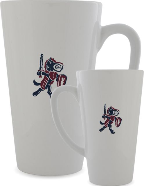 FDU Knights Full Color Latte Mug 12oz FDU with Sword - ONLINE ONLY