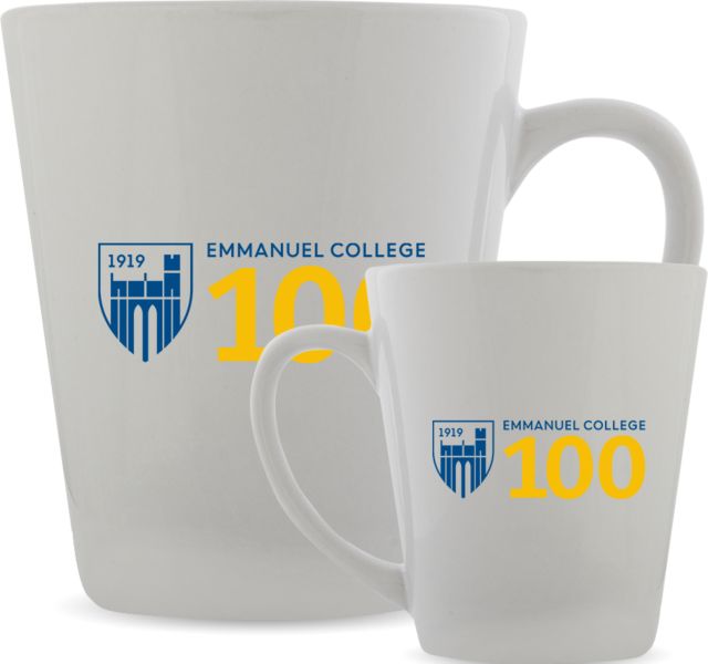 Emmanuel Full Color Latte Mug 12oz Emmanuel College 100 - ONLINE ONLY