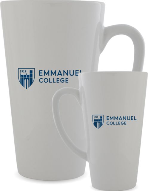 Emmanuel Full Color Latte Mug 17oz Institutional Mark Horizontal - ONLINE ONLY