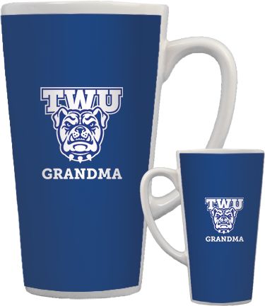 Tennessee Wesleyan Full Color Latte Mug 17oz Grandma - ONLINE ONLY