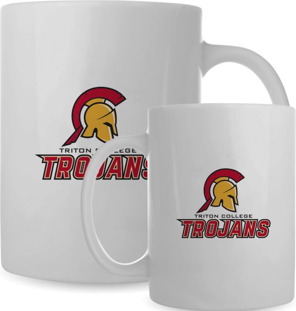 Triton Full Color Mug 15oz Triton College Trojans - Official Athletics Mark - ONLINE ONLY