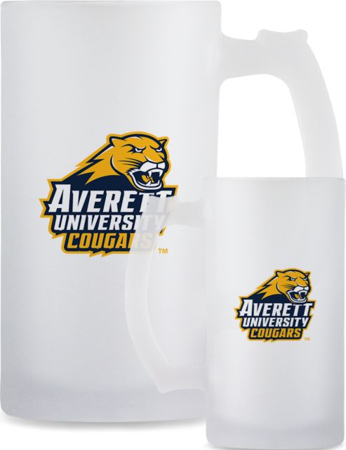 Averett Full Color Decorative Frosted Glass Mug 16oz Primary Mark - ONLINE ONLY