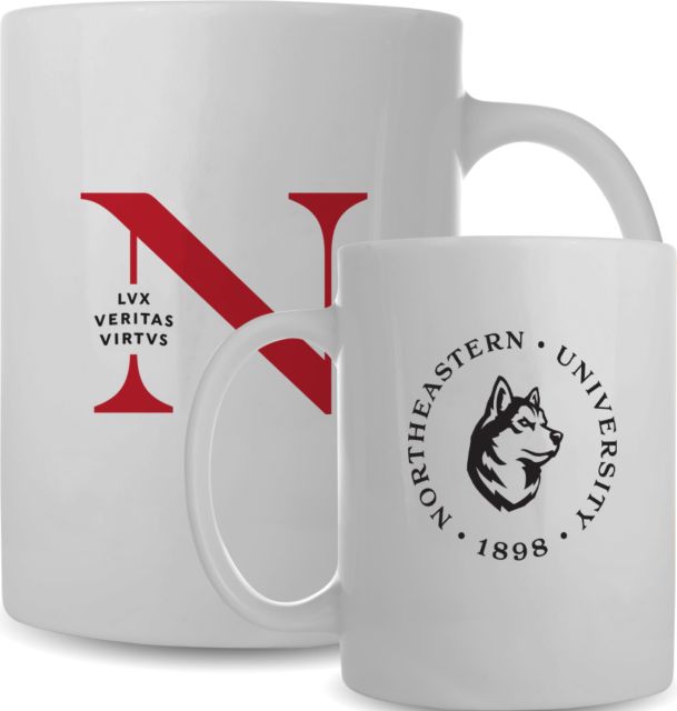 Northeastern Full Color Mug 15oz Northeastern University Circle Mark - ONLINE ONLY