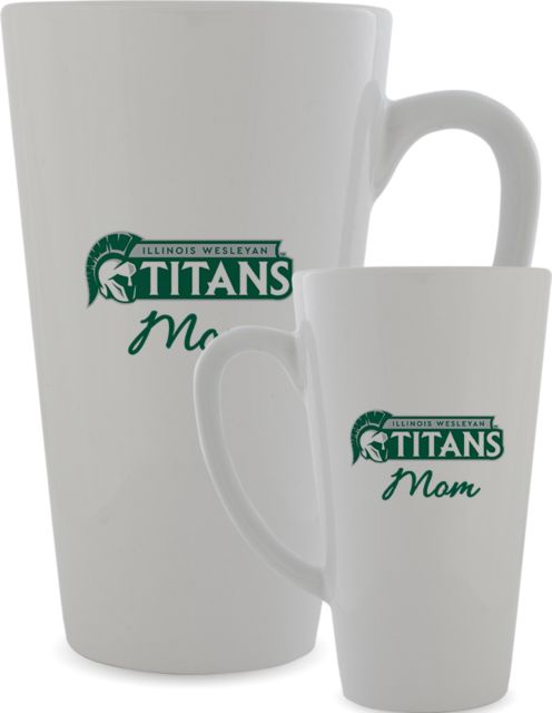 Illinois Wesleyan Full Color Latte Mug 17oz Mom - ONLINE ONLY