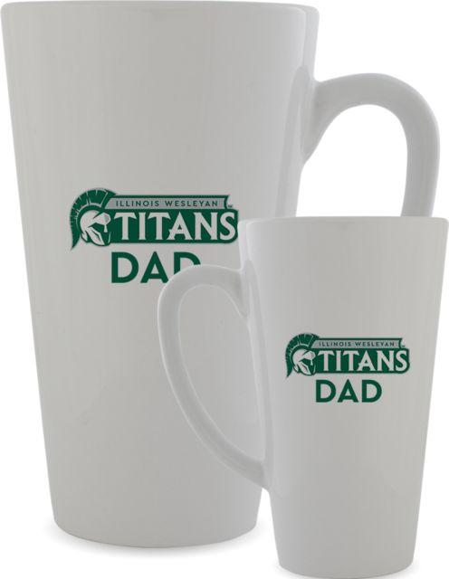Illinois Wesleyan Full Color Latte Mug 17oz Dad - ONLINE ONLY