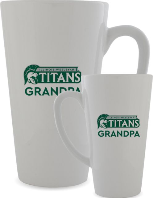 Illinois Wesleyan Full Color Latte Mug 17oz Grandpa - ONLINE ONLY