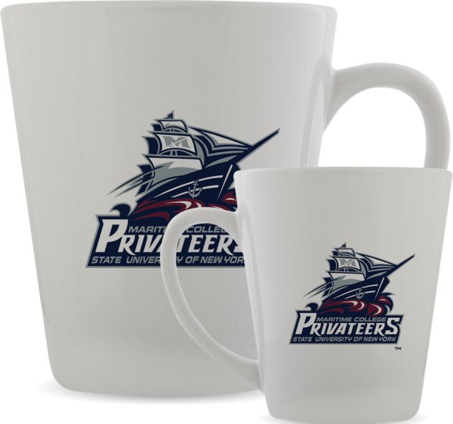 SUNY Maritime Full Color Latte Mug 12oz SUNY Maritime Primary Mark - ONLINE ONLY