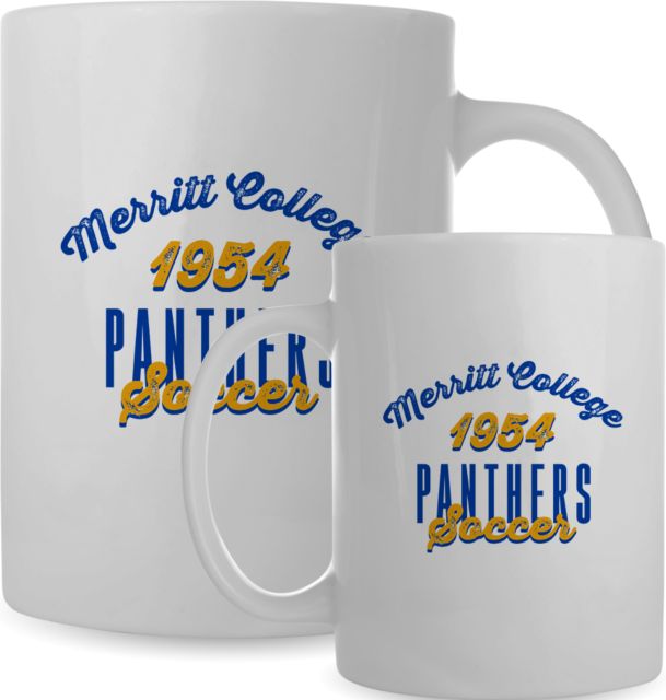 Merritt College Full Color Mug 15oz Merritt College Est 1954 Soccer