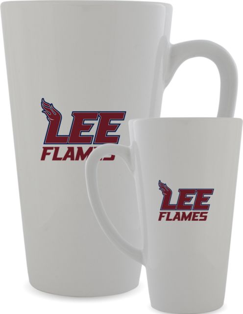 Lee University Full Color Latte Mug 17oz Lee Flames - ONLINE ONLY