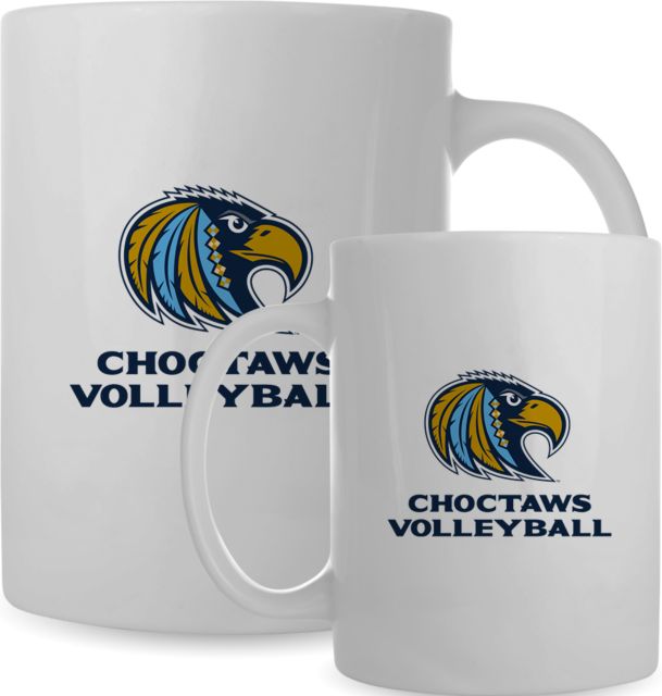 Mississippi College Full Color Mug 15oz MC Choctaws Stacked - Volleyball - ONLINE ONLY