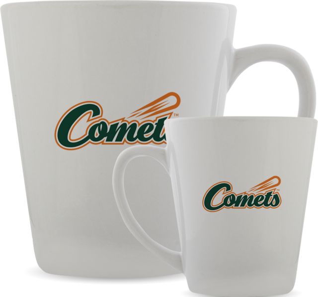 UT Dallas Full Color Latte Mug 12oz UTD - Comets Script - ONLINE ONLY