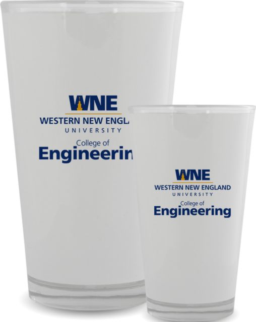 Western New England Full Color Glass 17oz College of Engineering - ONLINE ONLY