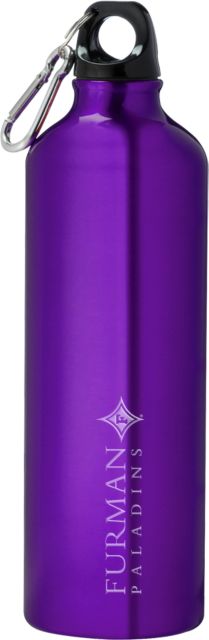 Furman Venture Aluminum Bike Bottle 26oz Furman Paladins Diamond Wordmarks Engraved - ONLINE ONLY