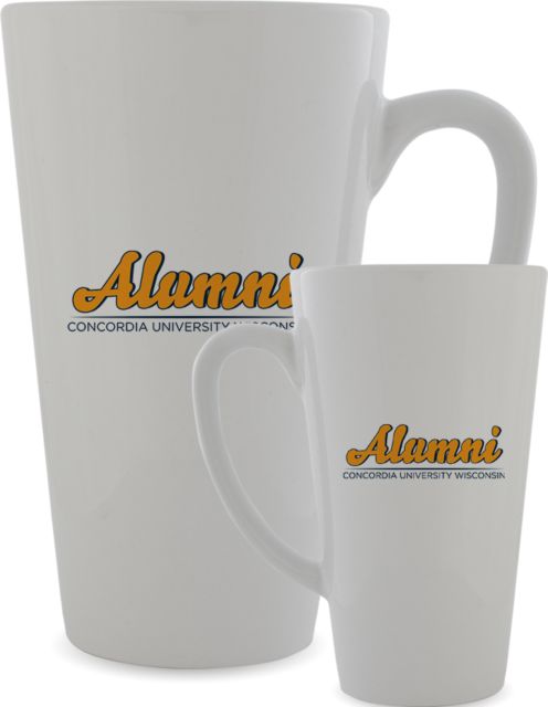 Concordia WI Full Color Latte Mug 17oz Alumni Script - ONLINE ONLY