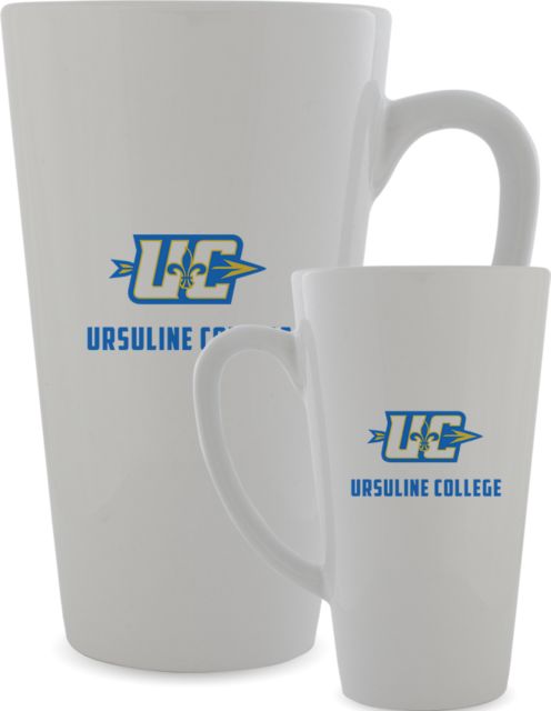 Ursuline College Full Color Latte Mug 17oz UC Primary Mark - ONLINE ONLY