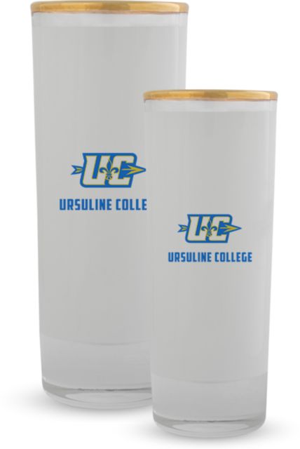 Ursuline College Full Color Glass Shooter 2oz UC Primary Mark - ONLINE ONLY
