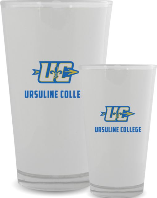 Ursuline College Full Color Glass 17oz UC Primary Mark - ONLINE ONLY