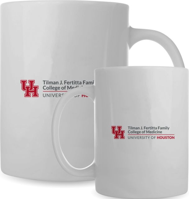 Univ of Houston Full Color Mug 15oz Tillman J Fertitta Family College of Medicine - ONLINE ONLY