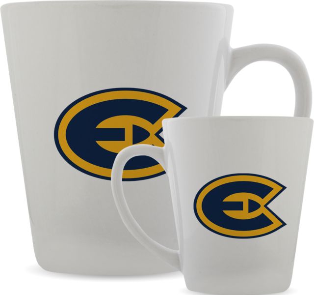 Eau Claire Full Color Latte Mug 12oz Primary Athletic Mark - ONLINE ONLY