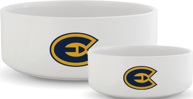 Eau Claire Ceramic Dog Bowl Primary Athletic Mark - ONLINE ONLY