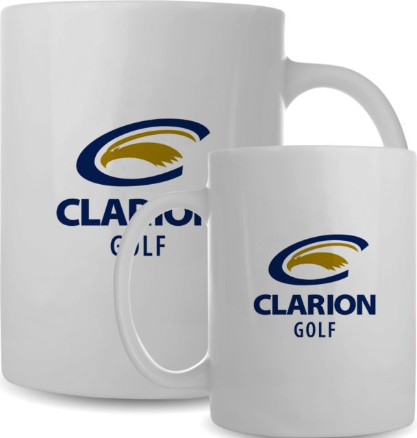 PennWest Clarion Full Color Mug 15oz Clarion C Eagle - Golf - ONLINE ONLY