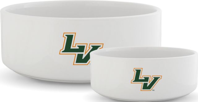 LaVerne Ceramic Dog Bowl University of La Verne  LV Mark