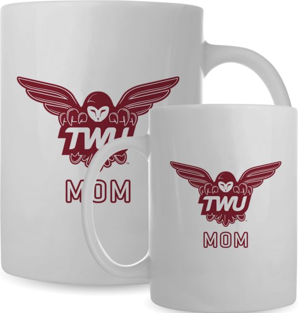 Texas Womans Mom Full Color Mug 15oz Mom Owl TWU - ONLINE ONLY