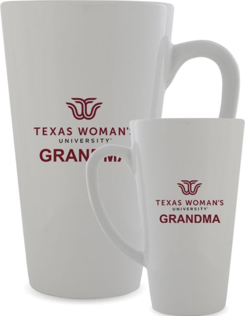 Texas Womans Full Color Latte Mug 17oz Grandma Institutional Logo - ONLINE ONLY