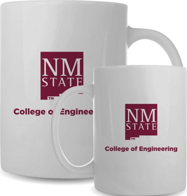 New Mexico State Full Color Mug 15oz College of Engineering - NM State Vertical - ONLINE ONLY