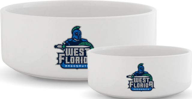West Florida Ceramic Dog Bowl West Florida Argonauts - ONLINE ONLY