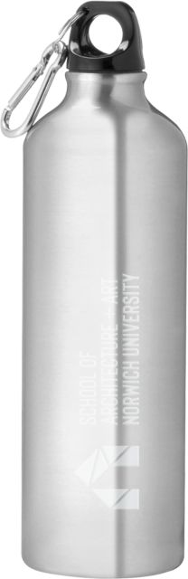 Norwich Venture Aluminum Bike Bottle 26oz School of Architecture and Art Horizontal Engraved - ONLINE ONLY