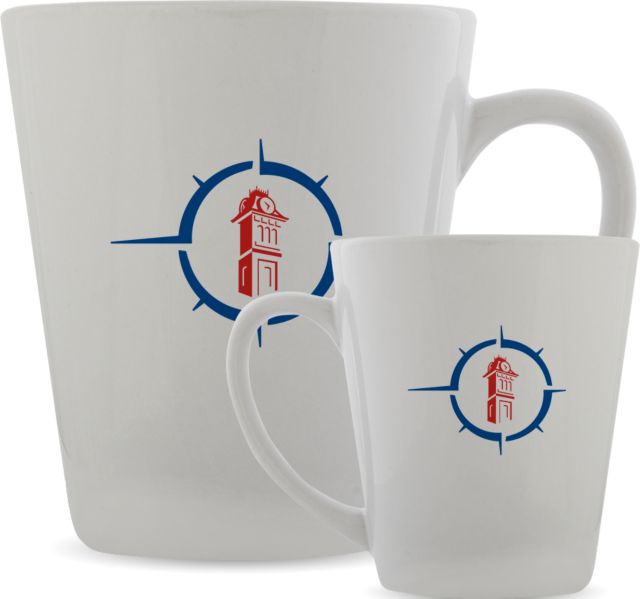 Cal U PA Full Color Latte Mug 12oz PennWest California Compass - ONLINE ONLY